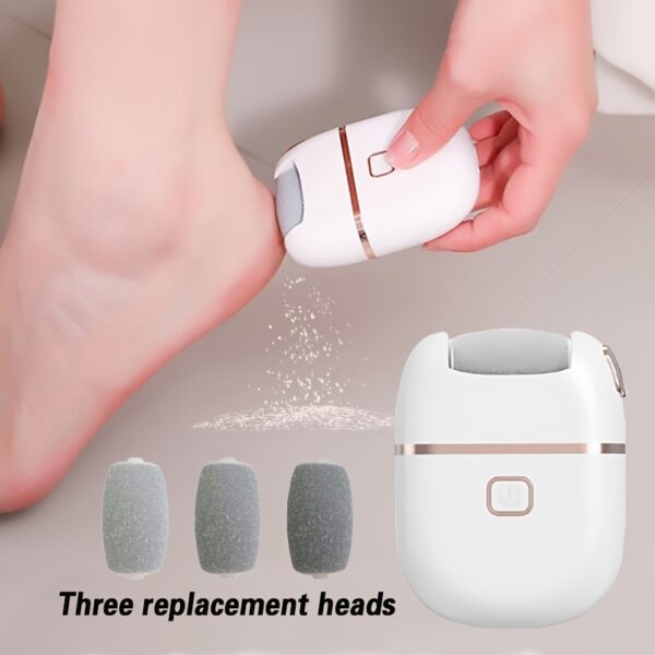 New Foot Scraper, Three Replacement Grinding Heads, Two Speeds, Integrated Mold Release