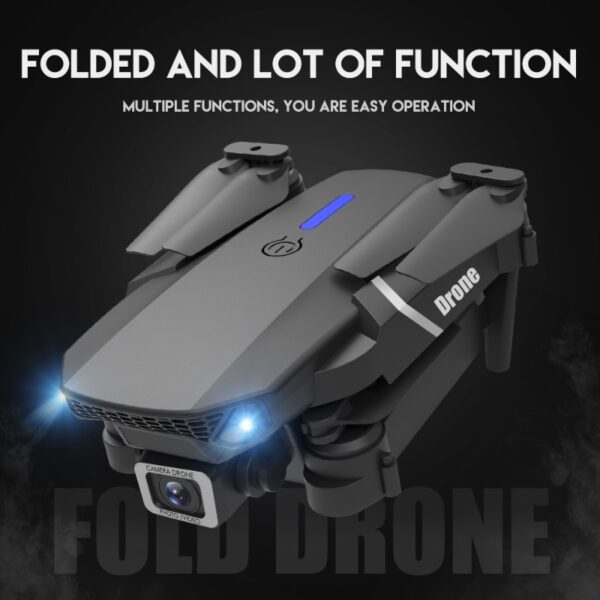 KBDFA E88 Drone HD WIFI Helicopter HD Camera Height Holding RC Foldable Quadcopter Dron Obstacle Avoidance UAV - Image 8