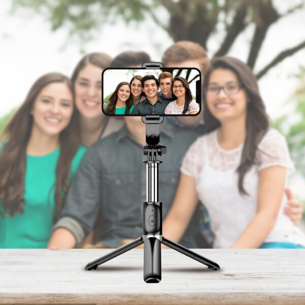 40" Cell Phone Selfie Stick Tripod, Extendable Selfie Stick All-in-1 Smartphone Tripod Stand With Wireless Remote 360°Rotation For IPhone 14/13/12/12 Pro/11/11 Pro/XS/XR/X/8/7 Plus, For Samsung, Google, LG, Sony Smartphones - Image 10