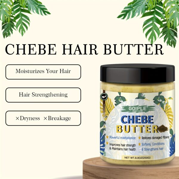 Goiple Chebe Butter for Women - 8.8oz, Moisturizing & Strengthening Hair Cream, Softens & Repairs Dry Damaged Strands - Image 3