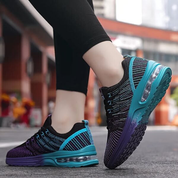 Women's Air Cushion Sports Shoes, Shock Absorbing Low Top Running Sneakers, Casual Outdoor Tennis Trainers - Image 7