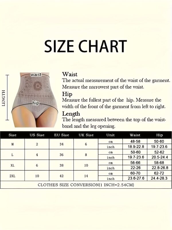 4pcs Of High Waist Shapewear Pants with Abdominal Control And Hip Lifting Functions, Helping to Shape And Control. Underwear for Women with High Waist And Hip Lifting, Tight Shapewear Pants, Postpartum Belly Control Pants - Image 3