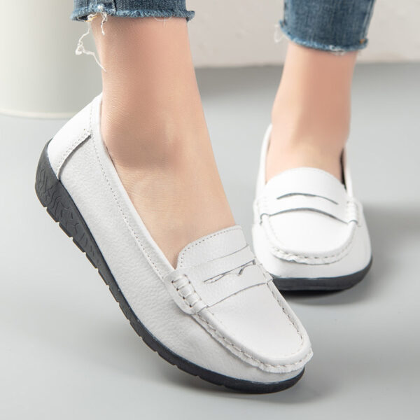 Solid Color Women Slip On Shoes, Comfortable Walking Flat Loafers, Casual Shoes, Driving Loafers, Walking Shoes - Image 9