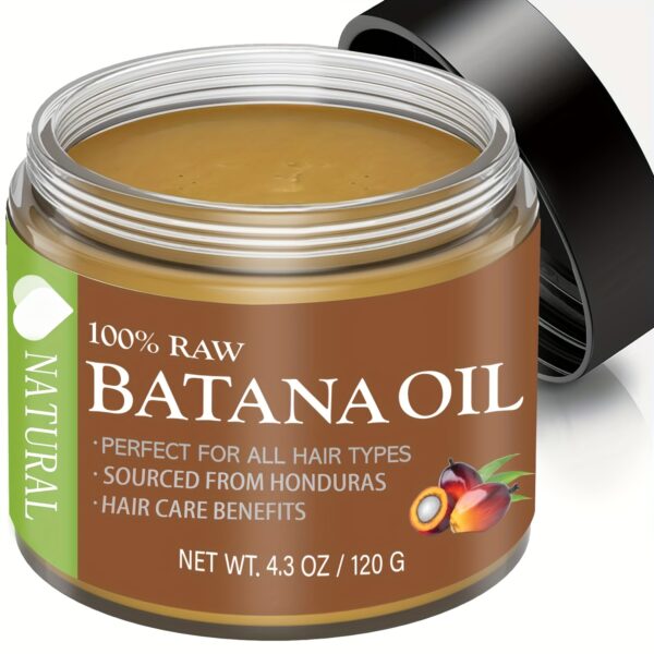 Honduras Batana Hair Oil - Smoothing and Moisturizing Hair Treatment for Dry Hair, for Moisturizing Scalp and Hair Care, Suitable for All Hair Types - 4.2oz.