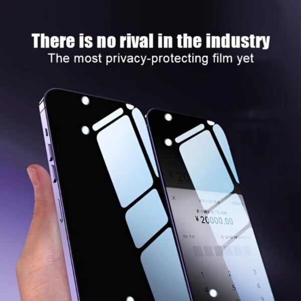 2pcs for iPhone 16/ 15/ 14/ 13/ 12 Plus/ Pro/ Pro Max anti-peeping privacy screen protector, smooth surface, dustproof, scratch-resistant, easy to install - Image 4