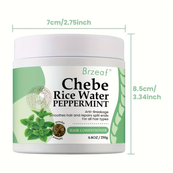 250g Chebe Leave In Conditioner for Hair With Rice Water & Chebe Powder (8.8 OZ), Super Moisturizing, Natural Chebe Leave In Conditioner, Deter Hair Breakage - Image 5