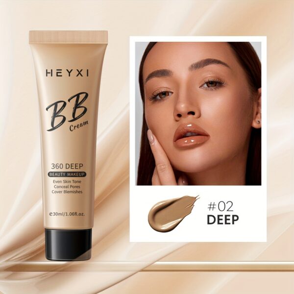 Hydrating BB Cream Foundation - Full Coverage, Moisturizing Concealer for All Skin Tones, 30ml - Image 6