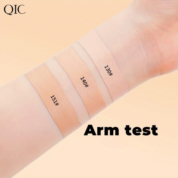 QIC Full Coverage Concealer Cream - Waterproof, Matte Finish for All Skin Tones, Hides Scars & Dark Spots, Long-Lasting, Multi-Color, Plant-Based Formula - Image 8