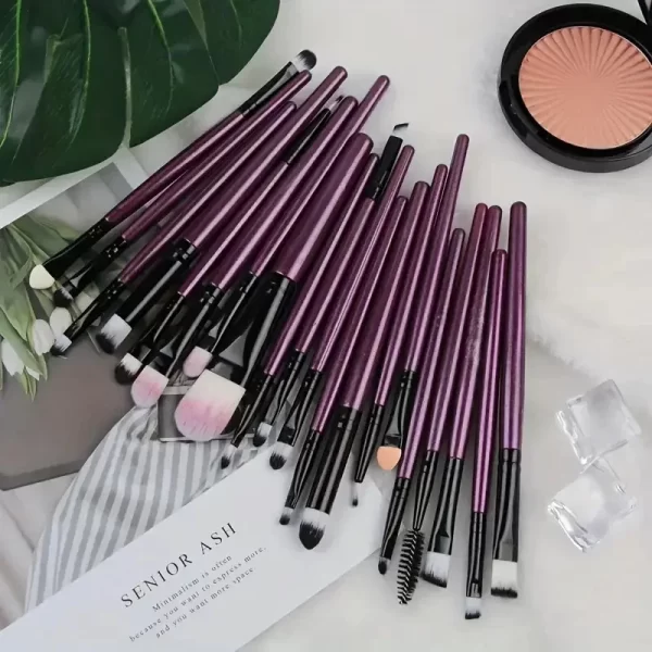 20Pcs Makeup Brush Set Eyeliner Brush Blending Brush Makeup Brushes for Cheeks Eye Cosmetic Foundation Brush Make Up Brushes Set - Image 6