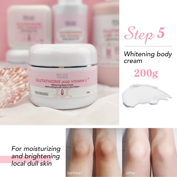 Whitening Body Lotion with Glutathione, Shea Butter, Collagen - Image 8