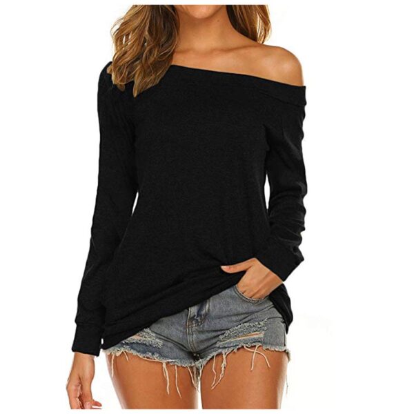 Boat Neck Off Shoulder Shirt