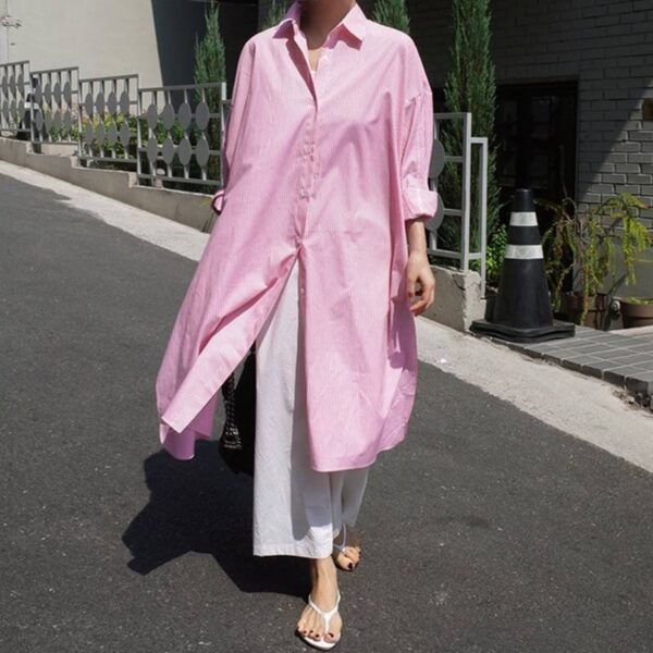 Lapel Spring Long Sleeve Blouse