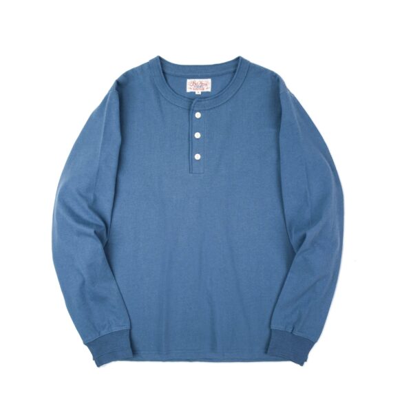 Long Sleeve Cotton Henley - Image 2