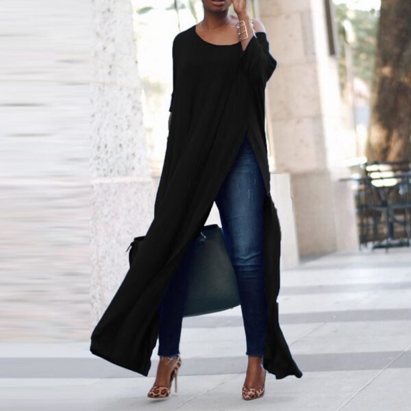 Casual Solid Off Shoulder Blouse - Image 4