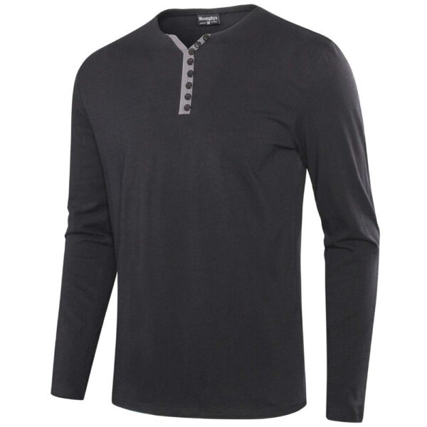 Classic Long Sleeve Henley - Image 4