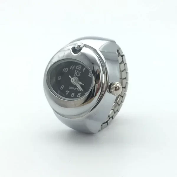 New Individuality Vintage Punk Elastic Stretchy Quartz Watch Rings for Women Man Hip-hop Couple Accessories - Image 7