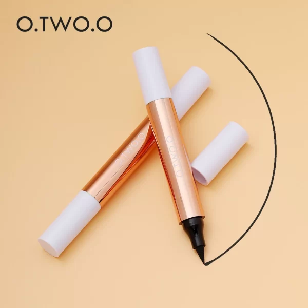 O.TWO.O Eyeliner Stamp Black Liquid Eyeliner Pen Waterproof Fast Dry Double-ended Eye Liner Pencil Make-up for Women Cosmetics - Image 6