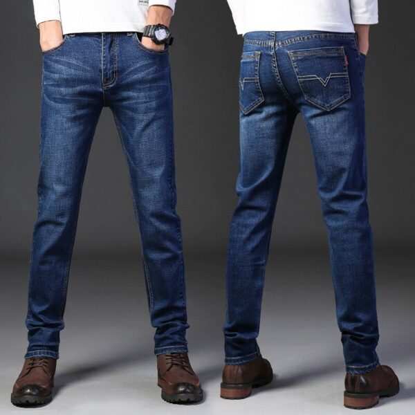 Business Casual Denim Jeans - Image 4