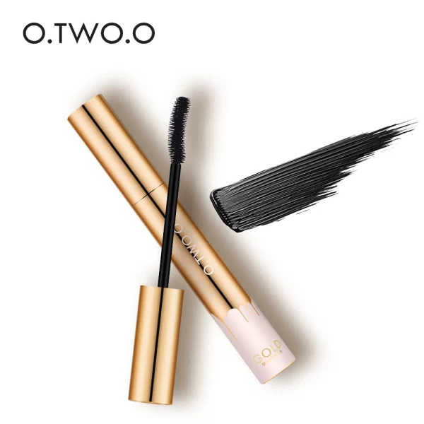 O.TWO.O 3D Mascara Lengthening Black Lash Eyelash Extension Eye Lashes Brush Beauty Makeup Long-wearing Gold Color Mascara - Image 7