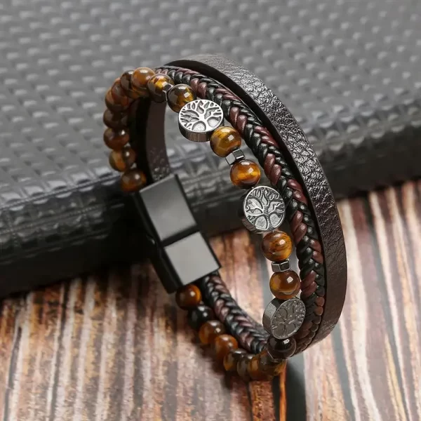 Classic Men's Leather Bracelet New Style Hand-woven Multi-layer Combination Accessory Fashion Man Jewelry Wholesale Dropshipping - Image 26