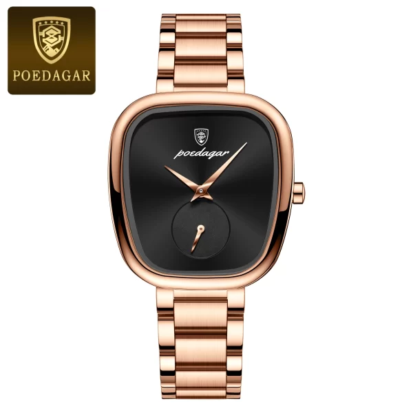 POEDAGAR Luxury Watch for Woman Waterproof Stainless Steel Quartz Ladies Watch High Quality Women's Watches Elegant Female Clock - Image 13