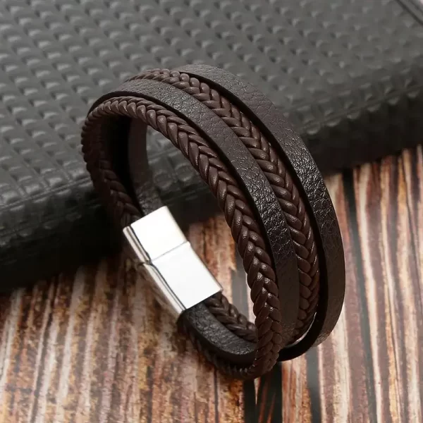 Classic Men's Leather Bracelet New Style Hand-woven Multi-layer Combination Accessory Fashion Man Jewelry Wholesale Dropshipping - Image 33