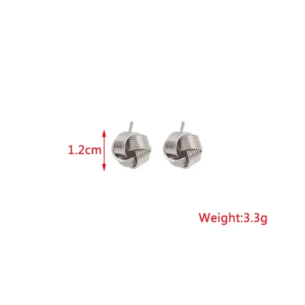 New Twist Stud Earrings Gold Color Metal Women Earrings Rotating Spiral Unusual Earrings for Ladies European Jewelry - Image 28