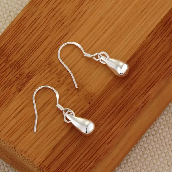 Original 925 Sterling Silver New Earrings Hearts For Women Exquisite Student Girlfriend Jewelry Accessories Wedding Fashion Gift - Image 16