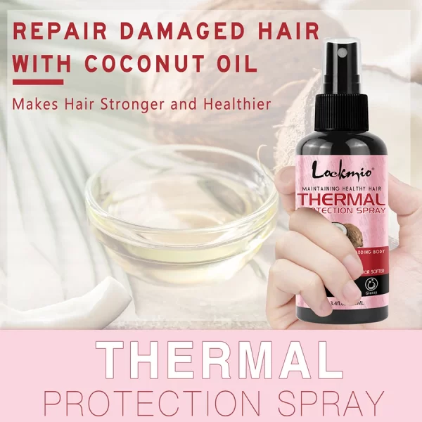 Thermal Protection Spray for Hair Heat Protector Serum Protect Hair From UV Damaged Moisturizing Hair-care Conditioner for Women - Image 2