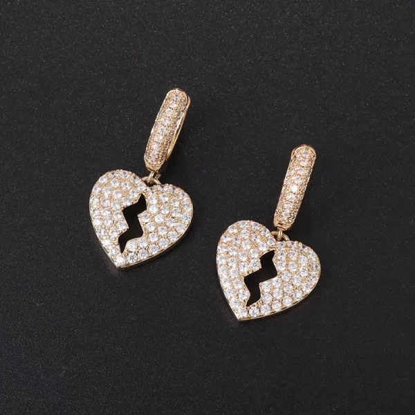 Iced Out Hoop Earrings Cubic Zirconia Huggie Cartilage Cuff Hypoallergenic Luxury Fashion Round Earrings for Men Jewelry - Image 35