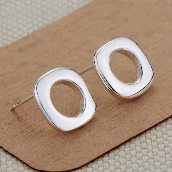 Original 925 Sterling Silver New Earrings Hearts For Women Exquisite Student Girlfriend Jewelry Accessories Wedding Fashion Gift - Image 59