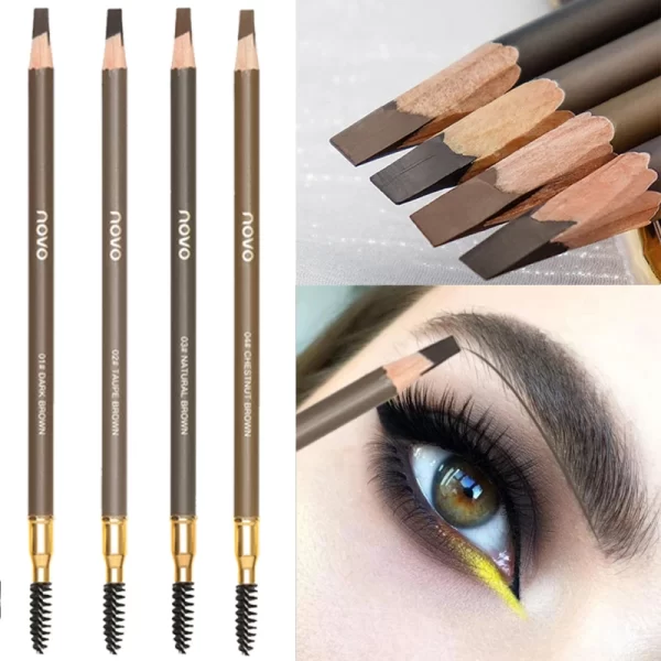 Permanent Eyebrow Pencil Professional Microblading Pencil Tattoo Waterproof Art Tint Makeup Eye Brow Pen Enhancers Cosmetic Tool - Image 2