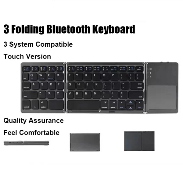 Folding Wireless Bluetooth Keyboard - Image 6