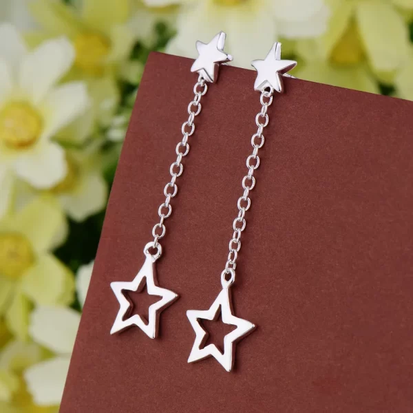 Original 925 Sterling Silver New Earrings Hearts For Women Exquisite Student Girlfriend Jewelry Accessories Wedding Fashion Gift - Image 25