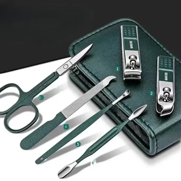 6Pcs Nail Scissors Set Household High End Mens and Womens Special Nail Clippers Manicure Beauty Tools Portable Manicure Tools - Image 3