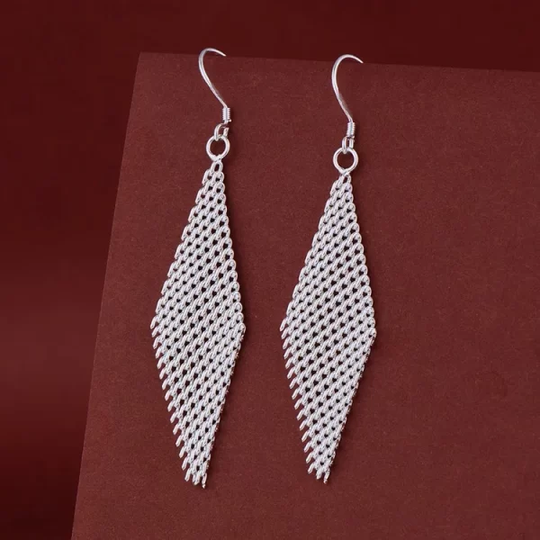Original 925 Sterling Silver New Earrings Hearts For Women Exquisite Student Girlfriend Jewelry Accessories Wedding Fashion Gift - Image 31