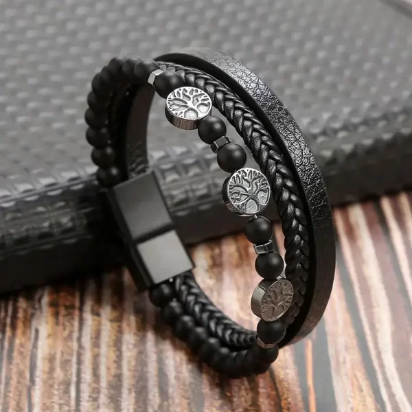 Classic Men's Leather Bracelet New Style Hand-woven Multi-layer Combination Accessory Fashion Man Jewelry Wholesale Dropshipping - Image 39