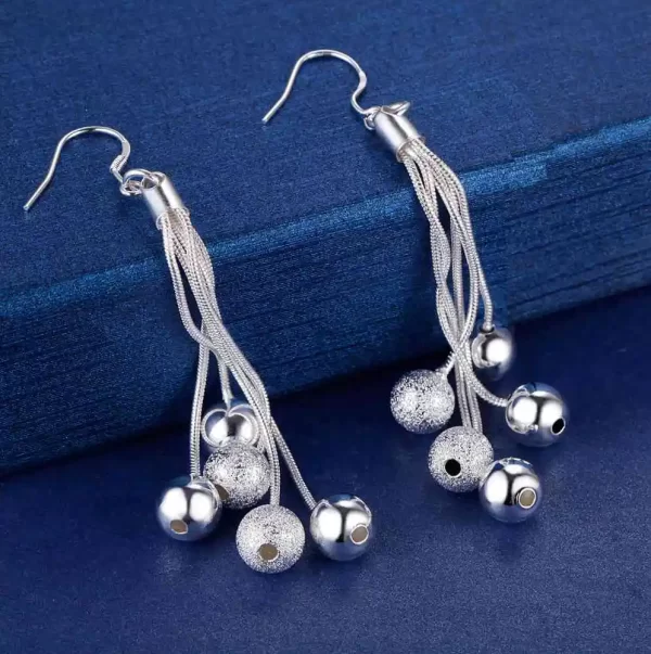Original 925 Sterling Silver New Earrings Hearts For Women Exquisite Student Girlfriend Jewelry Accessories Wedding Fashion Gift - Image 7