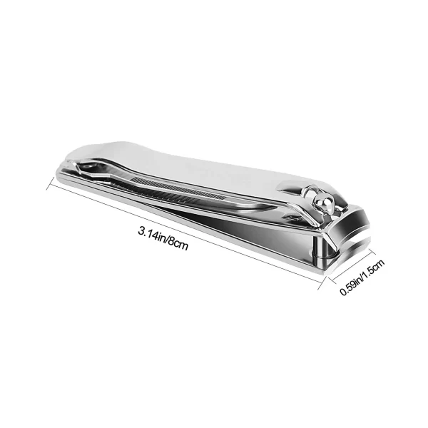 Nail Clipper,Premium Stainless Steel Fingernail and Toenail Clipper Cutters, Fingernail Clipper Cutters with Nail File Sharp. - Image 9