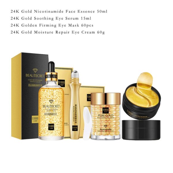 Gold Skin Care Set with Face Essence - Image 15