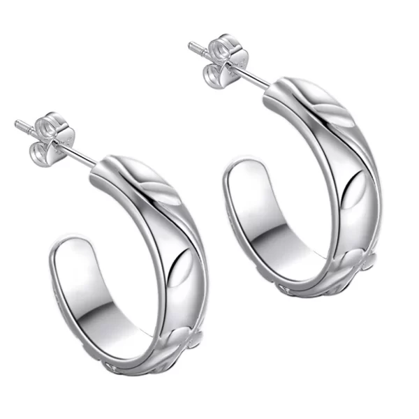 Original 925 Sterling Silver New Earrings Hearts For Women Exquisite Student Girlfriend Jewelry Accessories Wedding Fashion Gift - Image 54
