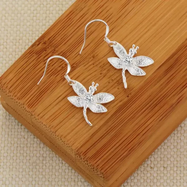 Original 925 Sterling Silver New Earrings Hearts For Women Exquisite Student Girlfriend Jewelry Accessories Wedding Fashion Gift - Image 19