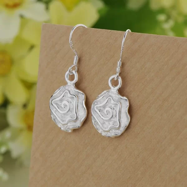 Original 925 Sterling Silver New Earrings Hearts For Women Exquisite Student Girlfriend Jewelry Accessories Wedding Fashion Gift - Image 12
