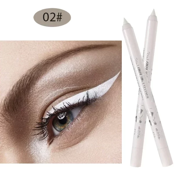 Waterproof Eyeliner Long Lasting Pencil Colourful Pigment Blue Black White Color Gel Eye Liner Pen Makeup Eye Beauty Cosmetics - Image 16