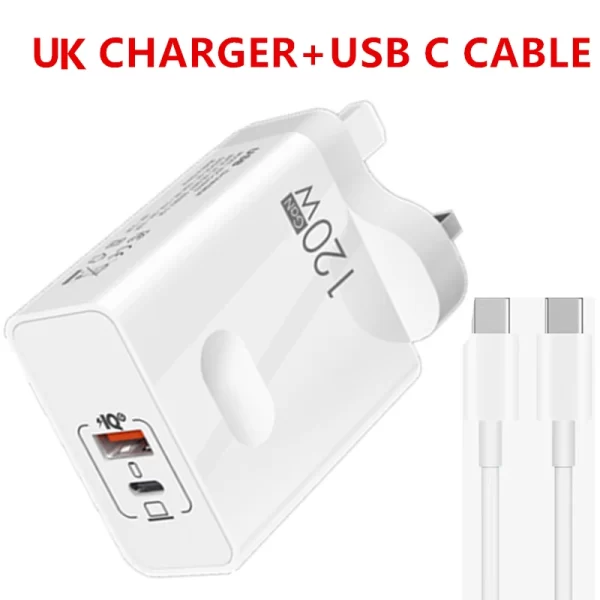 120W Fast Charger USB Type C PD Cable Fast Charging Quick Charge 3.0 Adapter For iPhone Xiaomi Samsung Oneplus Pixel Cellphones - Image 11