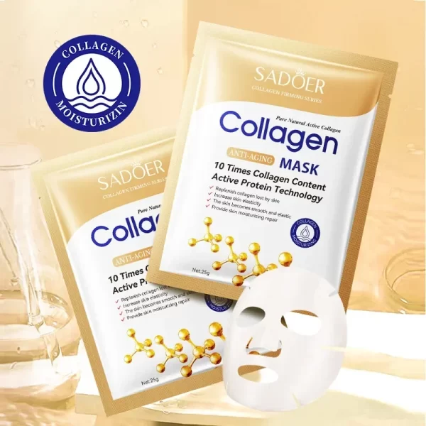 10 pieces Anti-Wrinkle Collagen mask - Image 3