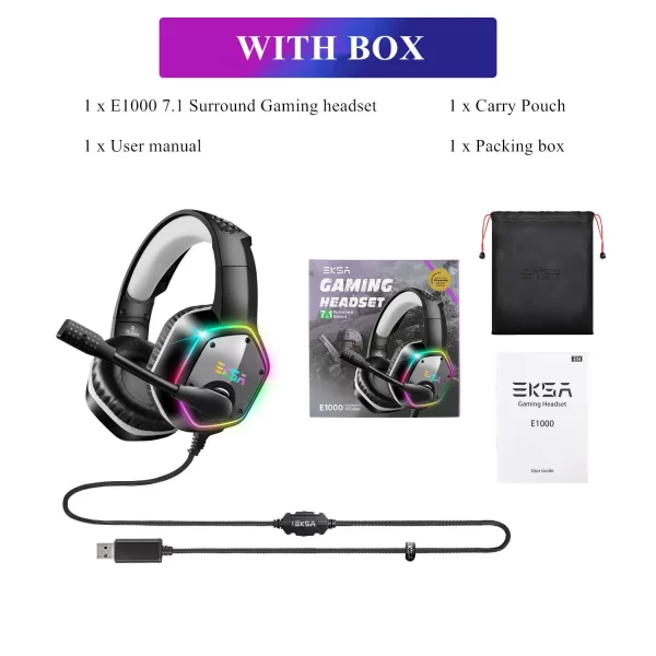 7.1 Surround RGB Gaming Headset - Image 9