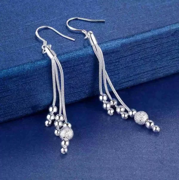 Original 925 Sterling Silver New Earrings Hearts For Women Exquisite Student Girlfriend Jewelry Accessories Wedding Fashion Gift - Image 38