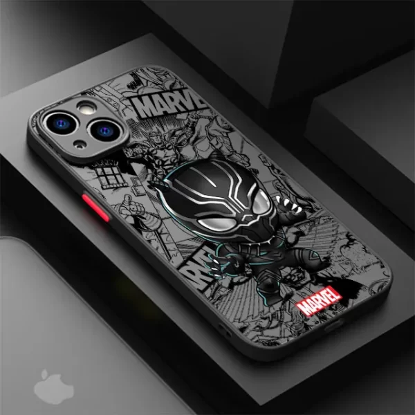 Cartoon Marvel Groot Spiderman Case for iPhone SE 12 Mini 13 Pro Max 14 Plus XS X 7 6S Plus 15 11 XR 8 Shockproof Armor Cover - Image 7