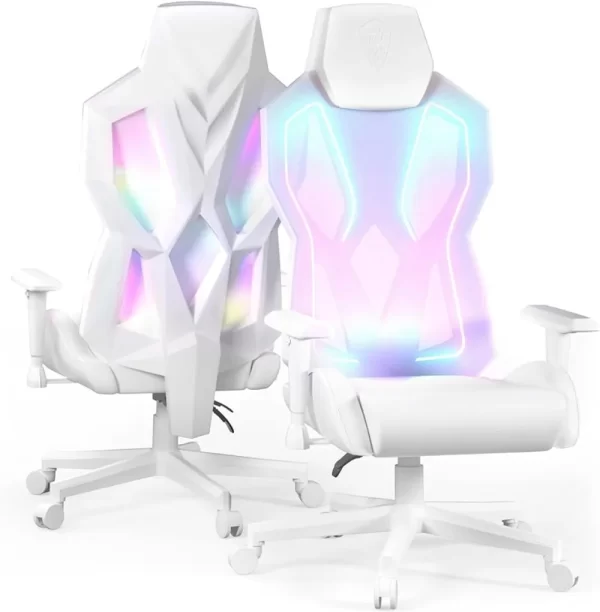 PC Gaming Chair with LED Lights - Image 4